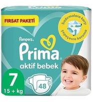 Prima No.7 Aktif Bebek 48 Adet