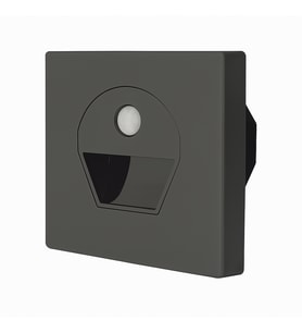 Cata CT-5170 1W Sensörlü Koridor LED Aydınlatma Siyah Renk Fotoselli Duvar Armatürü 6400K Beyaz Işık