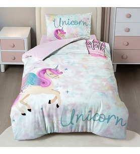 Mulvxurg  Urg02  Creaforce Unicornland Anew Tek Kişilik Nevresim Takımı (Mulvix)