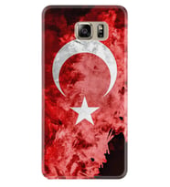 Samsung S7 Edge S20 Fe Plus Ultra S21 S22 Kılıf Boyun Askılı Silikon Şanlı Türk Bayrağı 1315