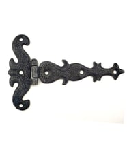 Antika Tarz Dekoratif Pirinç Kuyruklu Kelebek Menteşe - 94x147 mm, Oksit