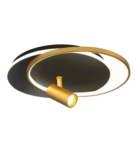 A-415-3S SİYAH YUVARLAK LEDLİ AVİZE