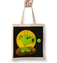 Plant Vs Zombies Cute Characters Bez Çanta Uzun Saplı