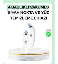 Gözenek Açıcı Buhar Etkili Vakumlu Siyah Nokta Temizleyici – Farklı Cilt Tiplerine Uygun