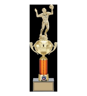 ODAK KUPA - Figürlü Kupalar - Voleybol Erkek Figürlü Kupalar FG-056 C - 41 cm