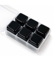 Siyah Premium Viski Taşları (6'lı Set)
