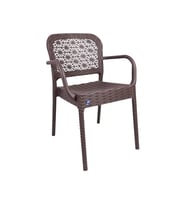 Mandella Ares Rattan Koltuk (2 Adet) Kahverengi