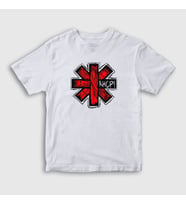 Presmono Unisex Çocuk Beyaz Rhcp Red Hot Chili Peppers T-Shirt 108311tt (Beyaz)