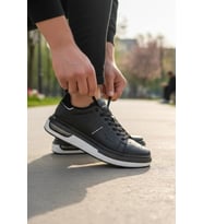Enoch Erkek Günlük Spor Ayakkabı Kapsül Tabanlı Sneaker Yazılı ve Suya Dayanıklı Model