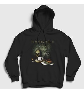 Presmono Unisex Siyah Centuries Haggard Kapüşonlu Sweatshirt 79531tt