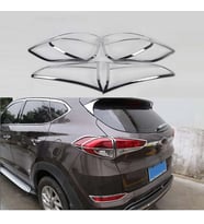 Hyundai Tucson Uyumlu 2015 2018 Arka Stop Kaplama ABS Krom Parça