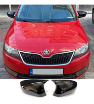 Skoda Rapid Batman Yarasa Ayna Kapağı Piona Black ABS 2015 2016 2017 (Sinyalli)