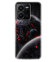 Vivo Y22 Kılıf Resimli Desenli Silikon Platinium Series Dark World 1867