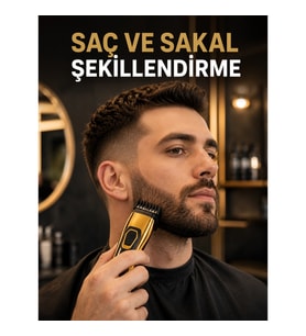 Mey İthalat® Çift Kademeli Güç Modlu Kablosuz Kişisel Bakım Seti