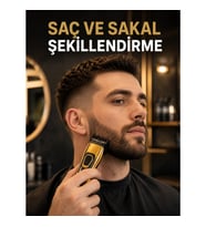 Mey İthalat® Çift Kademeli Güç Modlu Kablosuz Kişisel Bakım Seti