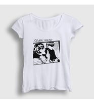 Presmono Kadın Beyaz Goo Sonic Youth T-Shirt 452689tt (Beyaz)