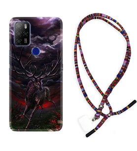 Omix X300 X500 X400 X600 X700 Kılıf Boyun Asklı Rasta Silikon Dark Deer 1786