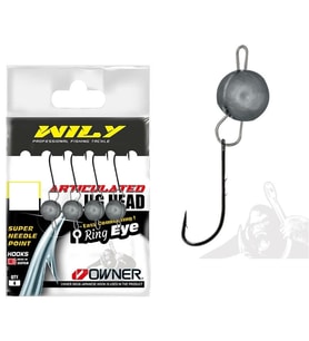 Wily Jig Head Mafsallı Owner İğneli Gümüş 3 gr