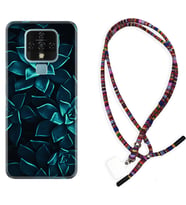 Tecno Camon 16 18P Pova Kılıf Boyun Asklı Rasta Silikon Mistik Çiçekler 1650