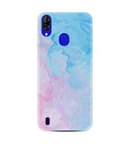Reeder P13 Blue Kılıf Resimli Desenli Baskılı Silikon Kılıf Pink Blue Abstract 1385