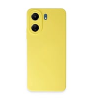 Xiaomi Redmi 13c Kılıf Nano İçi Kadife Silikon - Sarı