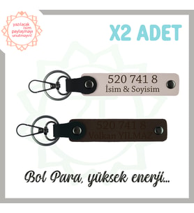 Pudra- Koyu Kahve, İsme Özel Anahtarlık, Kişisel Enerji Bolluk Kaynağı, Hediyelik 520 741 8 Sayılı (Çok Renkli)
