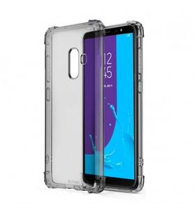 Blogy Galaxy J7 Prime2 ile Uyumlu Crystal Fit Kılıf Smoke Black
