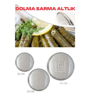 LüxPratik 3lü Set Paslanmaz Çelik Dolma ve Sarma Pişirme Altlığı