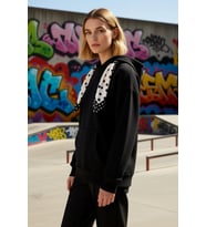 Kadın Oversize Fular Yaka Uzun Kollu Örme Sweatshirt Fonksiyonel Dayanıklı Kaliteli Modern
