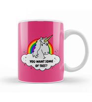Angry Unicorn Want Some Of This Kupa Bardak Porselen
