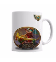 League Of Legends Sona LoL Kupa Bardak Porselen