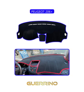 PEUGEOT 206+TORPİDO KORUMA HALISI MAVİ KENAR