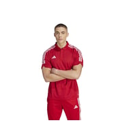 Tiro23 L Polo Erkek Futbol Polo Yaka Tişört HS7228 (Kırmızı)