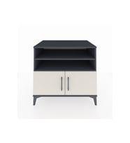 Kronos Şifonyer 3 Raflı 2 Kapaklı 88x59x80 Antrasit-Aytaşı