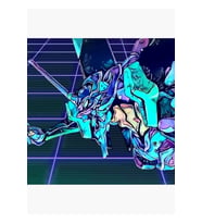 Retro Genesis Evangelion 001 Tablo Ahşap Poster Dekoratif