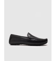 Cabani Hakiki Deri Siyah Sneaker Erkek Loafer Ayakkabı