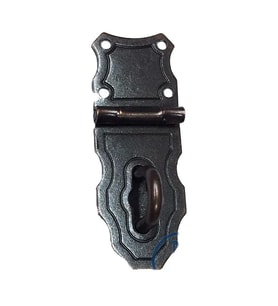 Klasik Küçük Sandık Askısı - 20x55mm, Oksit, 1 Adet