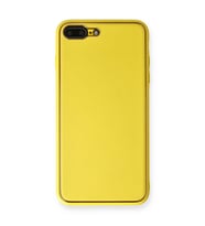 Iphone 7 Kılıf Coco Deri Silikon Kapak - Sarı