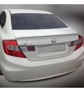 Honda Civic Uyumlu 2012-2016 Pianoblack İnce Anatomik Spoiler