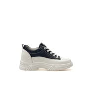 Kadın Gizli Topuklu Sneaker Günlük Ayakkabı 25y 25y314 Z Beyaz (Siyah)