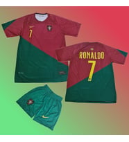Portekiz Cristiano Ronaldo Çocuk forma (Sarı-Lacivert)