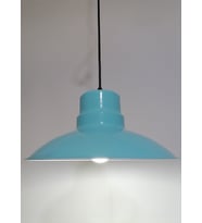 RİOLİGHT RETRO,RUSTİK,MODERN TURKUAZ İÇİ BEYAZ MUTFAK,ODA,CAFE İÇİN METAL SARKIT AVİZE ÇAP:30CM