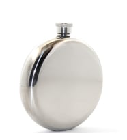 Paslanmaz Çelik Yuvarlak 8 Oz Tekli Matara Çelik Renk (Çok Renkli)