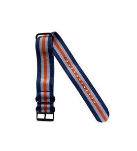 Schulzz Cachrel Casual Renkli Dokuma Kumaş Saat Kordon 24 MM (Çok Renkli)
