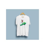 Oversize I'm On It Tasarım Unisex T-shirt (Beyaz)