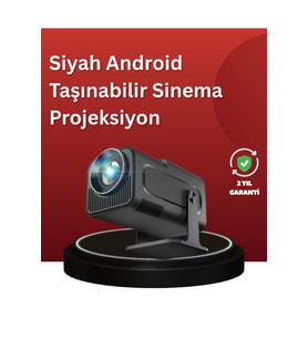 Yüksek Performanslı Uzun Ömürlü Lamba ve Dahili Hoparlörlü Ev Sinema Projektörü