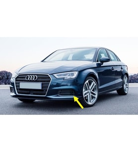 Audi A3 Sedan 2017-2020 Ön Tampon Sol Sis Farı Kapağı 8V5807681AA