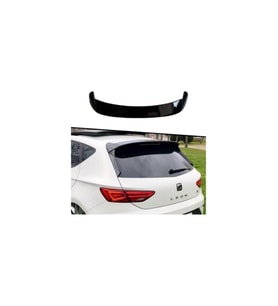 seat leon parlak siyah boyalı spoyler-kulak 2012-2019