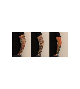 Giyilebilir Dövme 3 Çift 6 Adet Kol Çorap Dövmesi Sleeve tattoo Set19