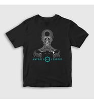 Presmono Unisex Çocuk Siyah Madness Animals As Leaders T-Shirt 523078tt